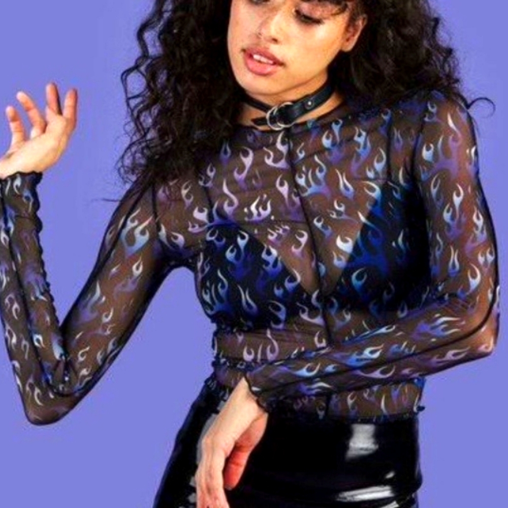 Unif desire sheer longsleeve